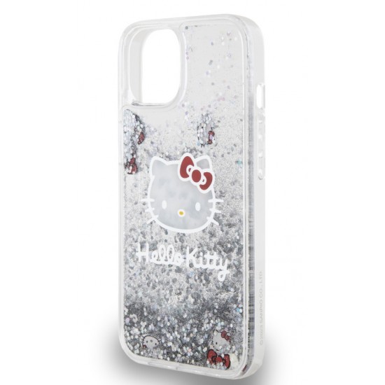 Hello Kitty Θήκη Πλάτης με Γκλίτερ για iPhone 12 / 12 Pro - Διάφανο Apple Θήκες Κινητών
