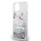 Hello Kitty Θήκη Πλάτης με Γκλίτερ για iPhone 12 / 12 Pro - Διάφανο Apple Θήκες Κινητών