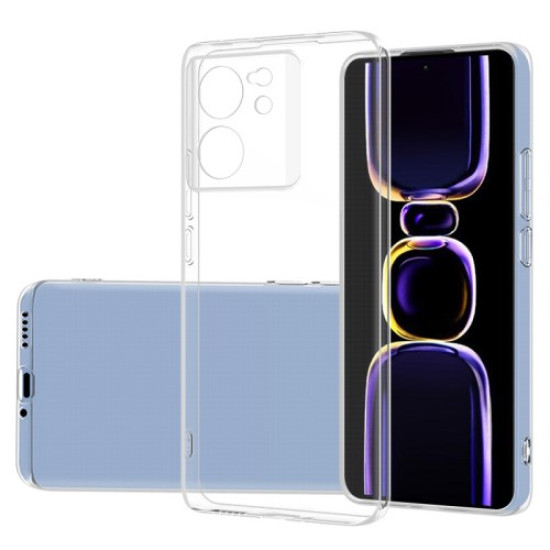 For Xiaomi 13T / 13T Pro HD Clear Cell Phone Case Flexible TPU Cover with Precise Rear Lens Cutout XIAOMI Cases Mobile