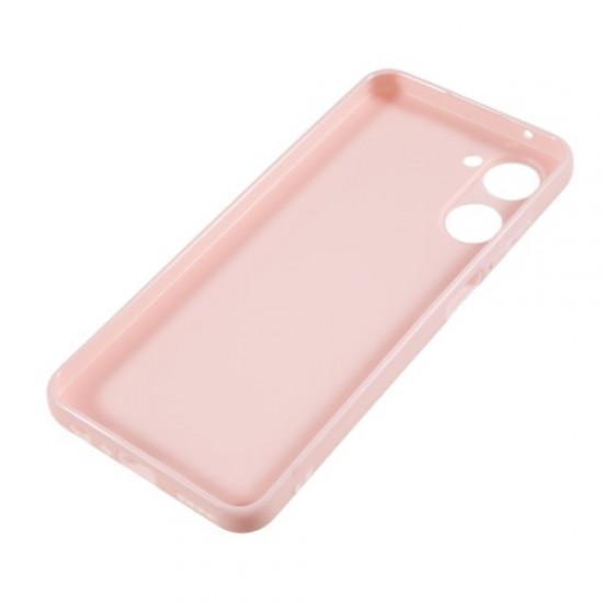 For Realme 10 4G Anti-fingerprint Matte Flexible TPU Case Anti-scratch Mobile Phone Cover - Pink Oppo Realme Cases Mobile