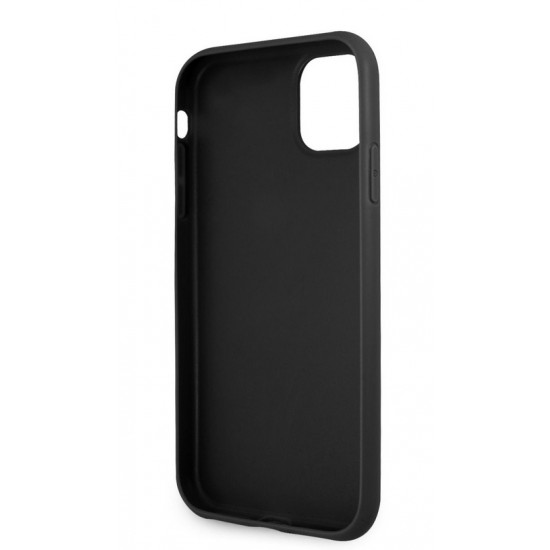 Guess PU 4G Metal Logo Case for iPhone 11 - Grey Apple Cases Mobile