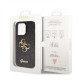 Guess Glitter 4G Big Metal Logo Case for iPhone 15 Pro Max - Black Apple Cases Mobile