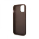 Guess 4G Big Metal Logo Case for iPhone 15 Pro - Brown Apple Cases Mobile