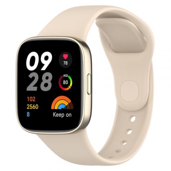 For Xiaomi Redmi Watch 3 / Mi Watch Lite 3 Silicone Watch Strap Replacement Watch Band - Pink Gadgets - Toys - Hobby