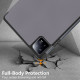 For Xiaomi Pad 6 Tri-fold Stand Tablet Case Magnetic Smart PU Leather Folio Cover - Grey XIAOMI  Tablet Cases