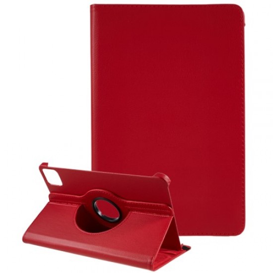 For Xiaomi Pad 6 / 6 Pro Protective Case PU Leather Tablet Case 360-Degree Rotating Stand Cover - Red XIAOMI  Tablet Cases