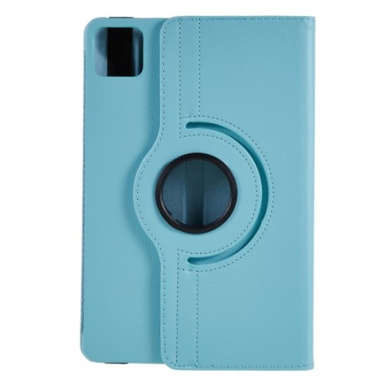 For Xiaomi Pad 6 / 6 Pro Protective Case PU Leather Tablet Case 360-Degree Rotating Stand Cover - Baby Blue XIAOMI  Tablet Cases