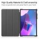 For Lenovo Tab P11 Pro Gen 2 Tri-Fold Stand Tablet Case Pattern Printing PU Leather Auto Wake / Sleep Cover with Pencil Holder - Starry Sky Lenovo Cases Mobile Tablet