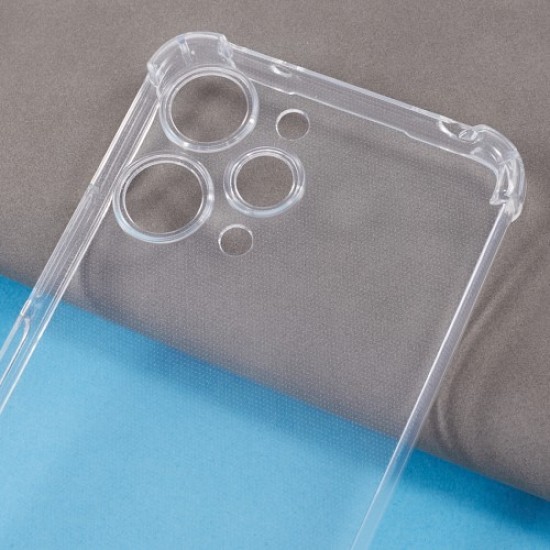 For Xiaomi Redmi 12 4G Four Corners Drop Resistant TPU Case Transparent Phone Cover XIAOMI Cases Mobile