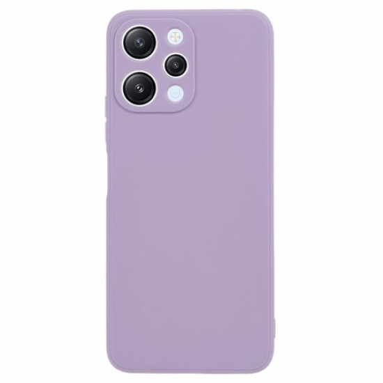Soft TPU Phone Cover for Xiaomi Redmi 12 4G . Precise Cutout Straight Edge Cell Phone Cover - Purple XIAOMI Cases Mobile