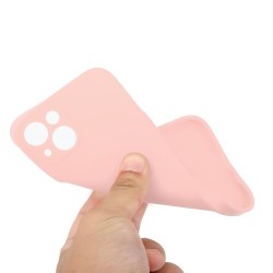 Θήκη Σιλικόνης TPU Ματ με Ακριβής Εφαρμογή στις Κάμερες για iPhone 15 - Ροζ Θήκη Σιλικόνης TPU Ματ με Ακριβής Εφαρμογή στις Κάμερες για iPhone 15 - Ροζ