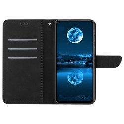 HT05 Θήκη Πορτοφόλι με Βάση Στήριξης (Όψη Δέρματος) με Γραμμώσεις για iPhone 15 Plus - Μαύρο HT05 Θήκη Πορτοφόλι με Βάση Στήριξης (Όψη Δέρματος) με Γραμμώσεις για iPhone 15 Plus - Μαύρο