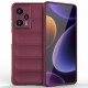 For Xiaomi Poco F5 5G / Redmi Note 12 Turbo Flexible TPU Phone Case Anti-drop Rugged Back Cover - Wine Red XIAOMI Cases Mobile