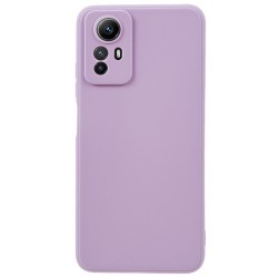 TPU Phone Case for Xiaomi Redmi Note 12S 4G Straight Edge Protection Precise Cutout Cover - Purple