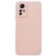 TPU Phone Case for Xiaomi Redmi Note 12S 4G Straight Edge Protection Precise Cutout Cover - Pink XIAOMI Cases Mobile