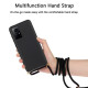 Eco-friendly Phone Case for Xiaomi Redmi Note 12S 4G . Biodegradable Wheat Straw+TPU Cover with Lanyard - Black XIAOMI Cases Mobile