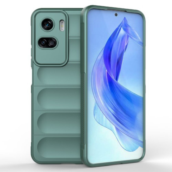 TPU Phone Case for Honor 90 Lite 5G Rugged Drop-proof Slim Phone Cover - Green Huawei Cases Mobile