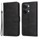 For OnePlus Nord 3 5G / Ace 2V Calf Texture Anti-scratch Phone Case Flip Wallet Stand Shell - Black OnePlus Mobile Cases
