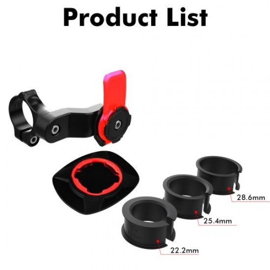 360 Degrees Rotatable Motorcycle Bike Handlebar Mount Phone Holder Detachable Bicycle Cellphone GPS Bracket Holders & Docks