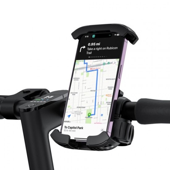 BASEUS QuickGo Series Bike Phone Mount Quick Release Cycling Holder for Bicycle. Motorcycle Tight Secure Phone Clamp Holders & Docks