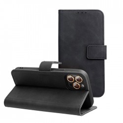 Tender Case Stand Wallet Phone Protective Cover For Xiaomi Redmi Note 12S - Black
