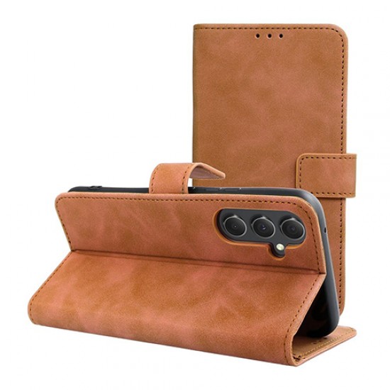 Tender Wallet Phone Cover For Samsung Galaxy A54 5G - Brown Samsung Cases Mobile