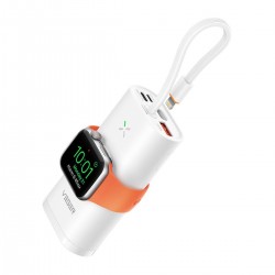 Veger W1162S Power Bank, Mini Fast Charge MagFan 10000mAh for Apple Watch - White Veger W1162S Power Bank, Mini Fast Charge MagFan 10000mAh for Apple Watch - White