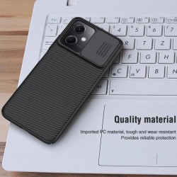 NILLKIN CamShield Σκληρή Θήκη με Πορτάκι για την Κάμερα για Xiaomi Redmi Note 12 5G / Poco X5 5G - Μαύρο