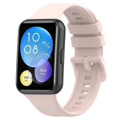 For Huawei Watch Fit 2 / Fit 2 Active / Classic / Elegant Silicone Watch Strap Soft Sport Replacement Watch Band - Official Pink For Huawei Watch Fit 2 / Fit 2 Active / Classic / Elegant Silicone Watch Strap Soft Sport Replacement Watch Band - Official Pink