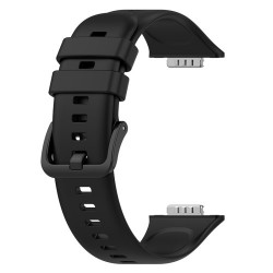 For Huawei Watch Fit 2 / Fit 2 Active / Classic / Elegant Silicone Watch Strap Soft Sport Replacement Watch Band - Black For Huawei Watch Fit 2 / Fit 2 Active / Classic / Elegant Silicone Watch Strap Soft Sport Replacement Watch Band - Black