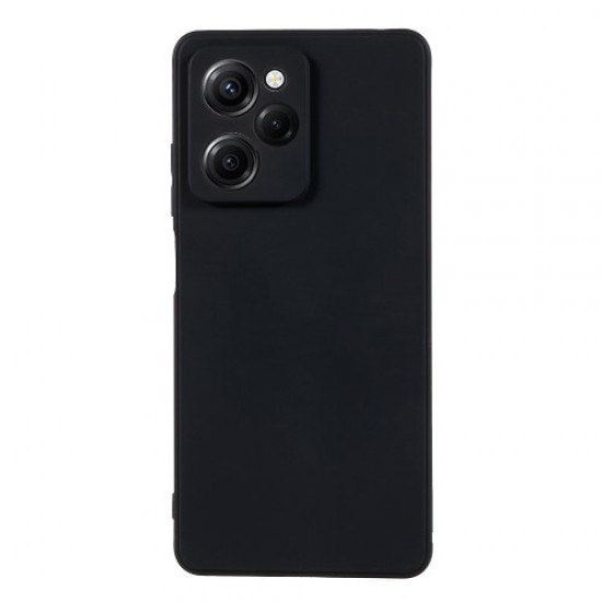 For Xiaomi Redmi Note 12 Pro Speed 5G / Poco X5 Pro 5G Straight Edge Design Soft TPU Phone Case Precise Cutout Cover - Black XIAOMI Cases Mobile
