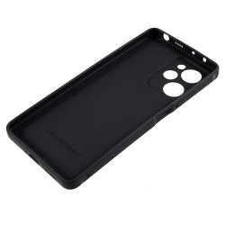 For Xiaomi Redmi Note 12 Pro Speed 5G / Poco X5 Pro 5G Straight Edge Design Soft TPU Phone Case Precise Cutout Cover - Black