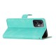 For Xiaomi Redmi Note 12 4G Shockproof Leather Wallet Cover Imprinted Lines Crazy Horse Texture Phone Stand Case with Strap - Green XIAOMI Cases Mobile