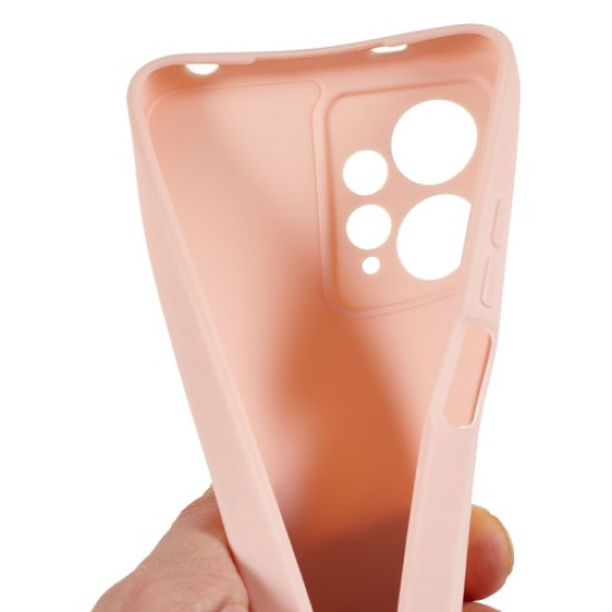 For Xiaomi Redmi Note 12 4G Straight Edge Soft TPU Phone Case Precise Cutout Camera Protection Anti-drop Cover - Pink XIAOMI Cases Mobile