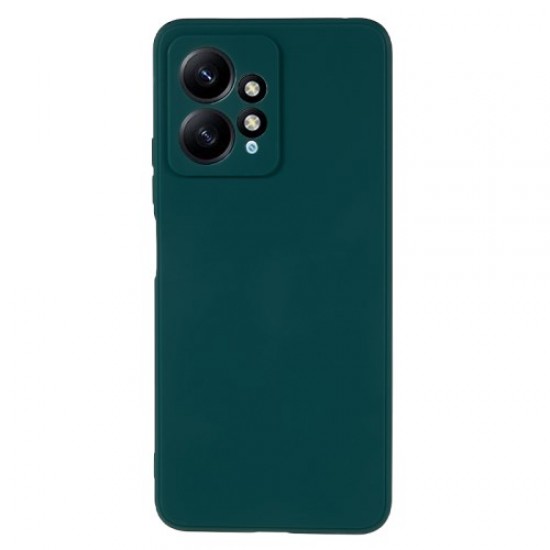 For Xiaomi Redmi Note 12 4G Straight Edge Soft TPU Phone Case Precise Cutout Camera Protection Anti-drop Cover - Army Green XIAOMI Cases Mobile