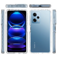 Phone Case for Xiaomi Redmi Note 12 Pro 5G / Note 12 Pro Speed 5G / Poco X5 Pro 5G . PC + TPU Gradient Cover with PET Film - Transparent