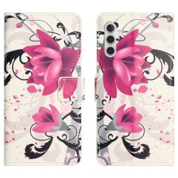Shockproof Case for Samsung Galaxy A14 5G / A14 4G Wallet Phone Case Pattern Printing PU Leather Folio Flip Cover with Stand - Lotus Shockproof Case for Samsung Galaxy A14 5G / A14 4G Wallet Phone Case Pattern Printing PU Leather Folio Flip Cover with Stand - Lotus