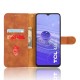 Θήκη Πορτοφόλι με Βάση Στήριξης (Όψη Δέρματος) για TCL 40R 5G - Καφέ TCL Θήκες Κινητών