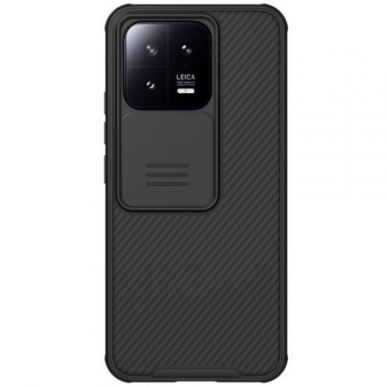 NILLKIN CamShield Pro Series for Xiaomi 13 5G PC + TPU Phone Case Anti-scratch Phone Back Cover with Slide Camera Protector - Black XIAOMI Cases Mobile