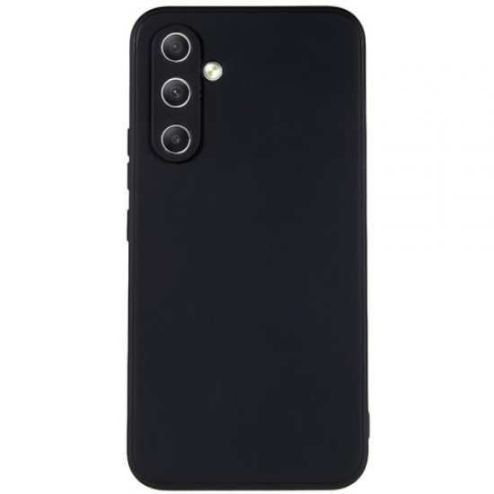 For Samsung Galaxy A34 5G Soft TPU Phone Case Straight Edge Precise Cutout Protective Cover - Black Samsung Cases Mobile