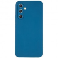 For Samsung Galaxy A34 5G Soft TPU Phone Case Straight Edge Precise Cutout Protective Cover - Sapphire