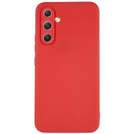 For Samsung Galaxy A34 5G Soft TPU Phone Case Straight Edge Precise Cutout Protective Cover - Red