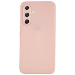For Samsung Galaxy A34 5G Soft TPU Phone Case Straight Edge Precise Cutout Protective Cover - Pink For Samsung Galaxy A34 5G Soft TPU Phone Case Straight Edge Precise Cutout Protective Cover - Pink