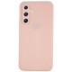 For Samsung Galaxy A34 5G Soft TPU Phone Case Straight Edge Precise Cutout Protective Cover - Pink Samsung Cases Mobile