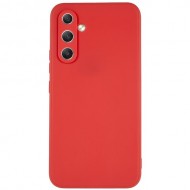 For Samsung Galaxy A54 5G Straight Edge Design TPU Phone Case Precise Cutout Camera Protection Cover - Red