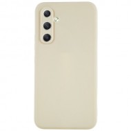 For Samsung Galaxy A54 5G Straight Edge Design TPU Phone Case Precise Cutout Camera Protection Cover - White