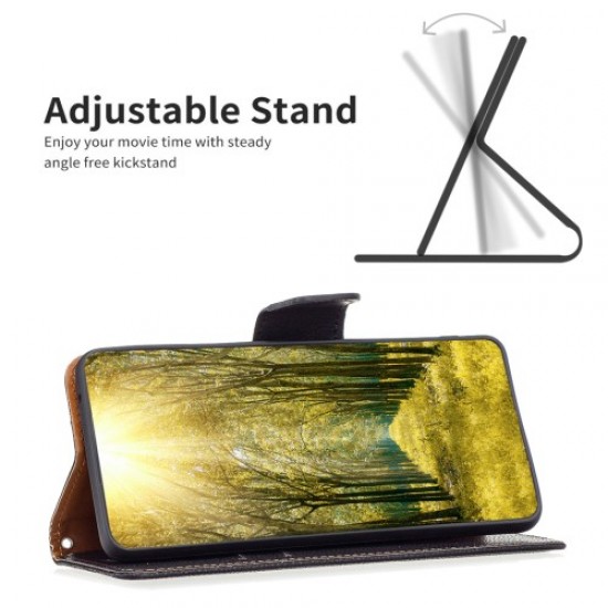 For Xiaomi 13 Lite / Civi 2 5G PU Leather Wallet Cover Litchi Texture Stand Phone Case with Strap - Black XIAOMI Cases Mobile