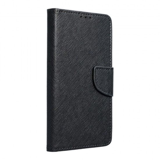 Fancy Book Wallet Stand Case for Samsung Galaxy A6 2018 - Black Samsung Cases Mobile