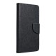 Fancy Book Wallet Stand Case for Samsung Galaxy A6 2018 - Black Samsung Cases Mobile
