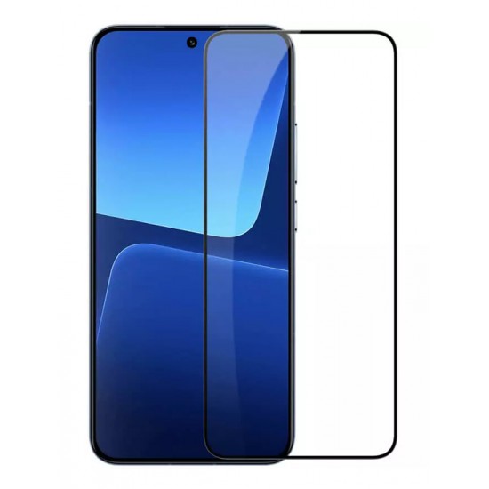 Σκληρυμένο Γυαλί (Tempered Glass) Προστασίας Οθόνης Πλήρης Κάλυψης για Xiaomi 13 5G - Μαύρο XIAOMI Προστατευτικά οθόνης